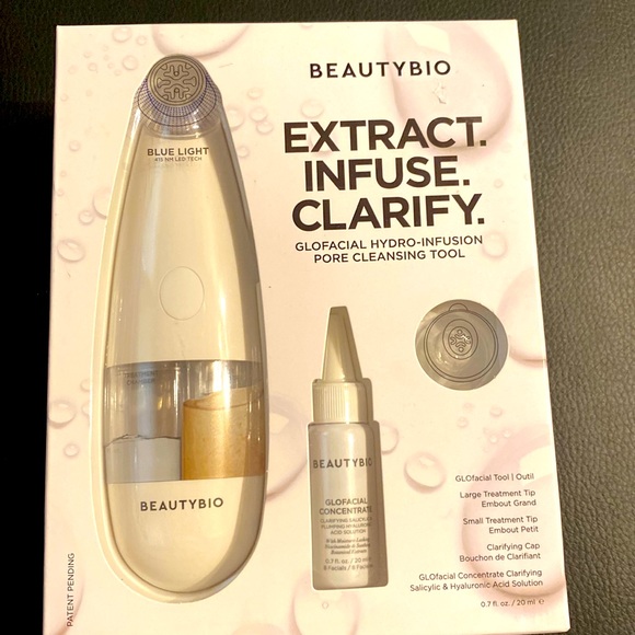 Beautybio extract facial Hydro infusion pore tool new